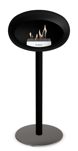 Le Feu - Dome Black Ground Steel High Pole - Fireplace - Majestic Patio