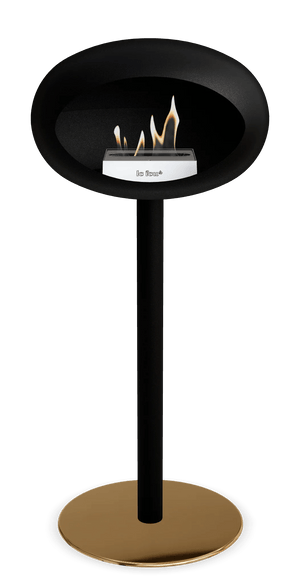 Le Feu - Dome Black Ground Steel High Pole - Fireplace - Majestic Patio