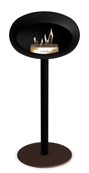 Le Feu - Dome Black Ground Steel High Pole - Fireplace - Majestic Patio