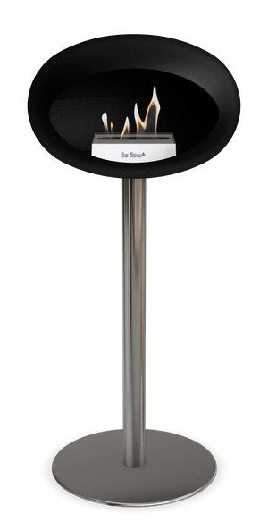 Le Feu - Dome Black Ground Steel High Pole - Fireplace - Majestic Patio