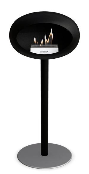 Le Feu - Dome Black Ground Steel High Pole - Fireplace - Majestic Patio