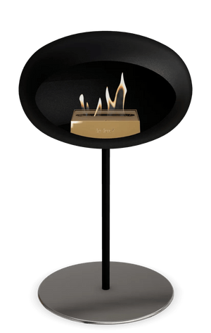 Le Feu - Dome Black Ground Steel Low Pole - Fireplace - Majestic Patio