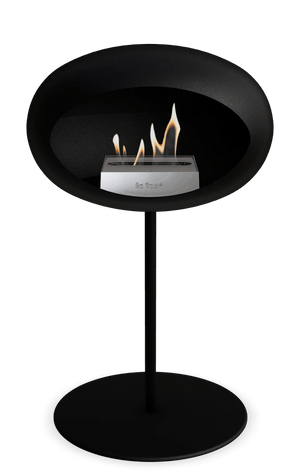 Le Feu - Dome Black Ground Steel Low Pole - Fireplace - Majestic Patio