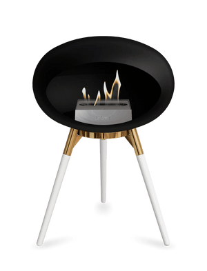 Le Feu - Dome Black Ground Wood Low - Fireplace - Majestic Patio