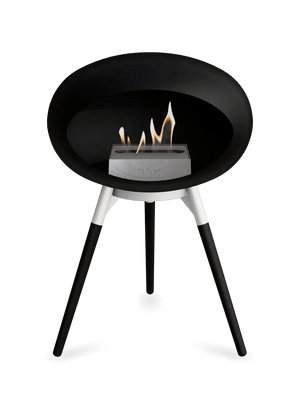 Le Feu - Dome Black Ground Wood Low - Fireplace - Majestic Patio