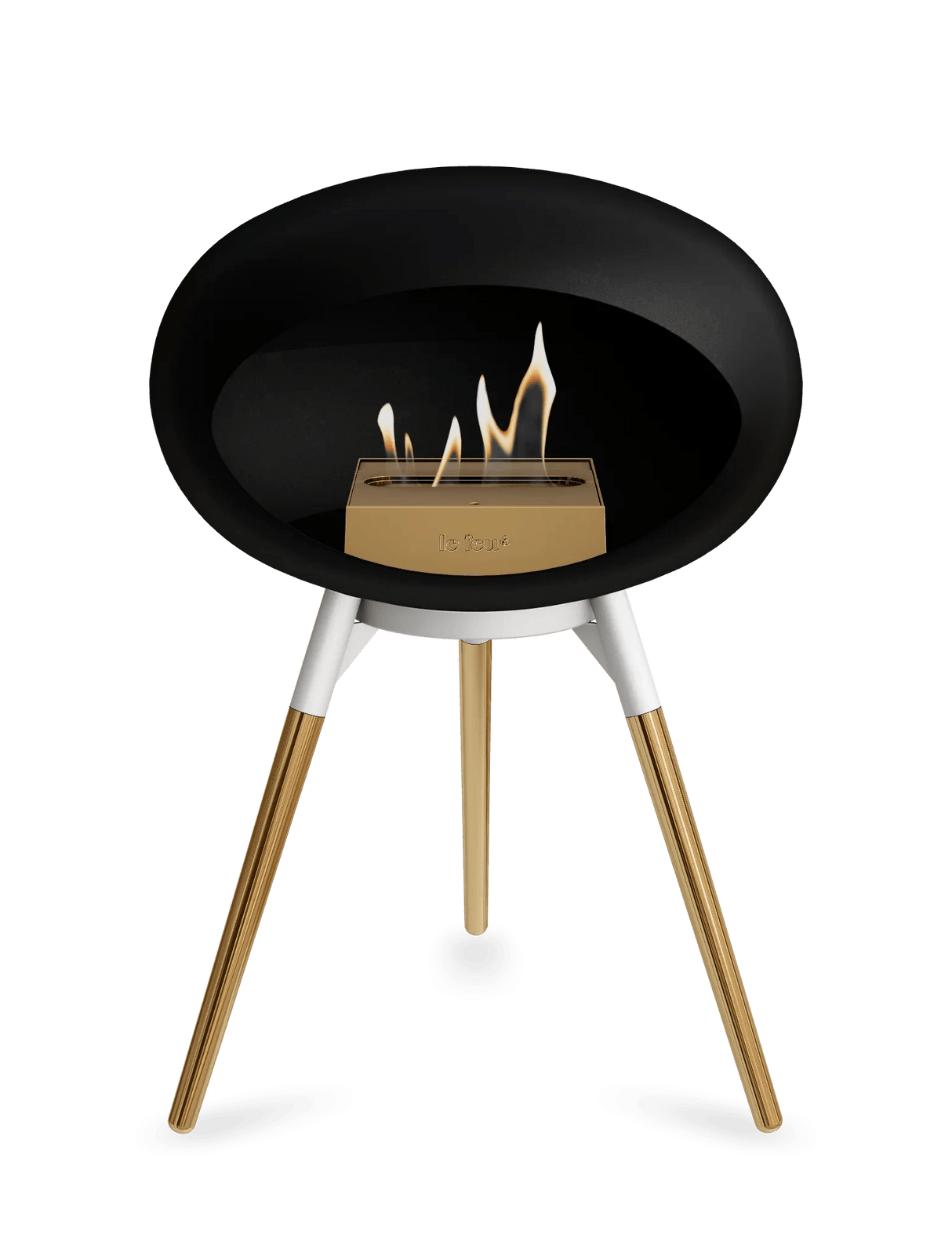 Le Feu - Dome Black Ground Wood Low - Fireplace - Majestic Patio