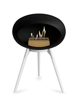 Le Feu - Dome Black Ground Wood Low - Fireplace - Majestic Patio