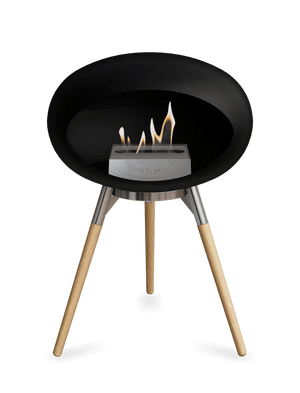 Le Feu - Dome Black Ground Wood Low - Fireplace - Majestic Patio