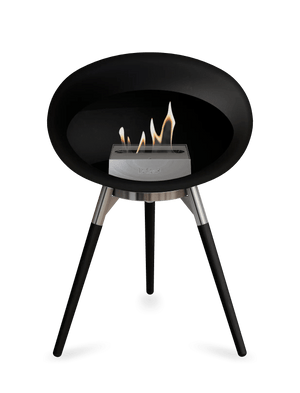 Le Feu - Dome Black Ground Wood Low - Fireplace - Majestic Patio