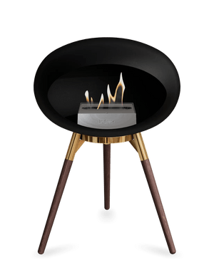 Le Feu - Dome Black Ground Wood Low - Fireplace - Majestic Patio