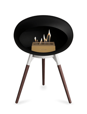 Le Feu - Dome Black Ground Wood Low - Fireplace - Majestic Patio