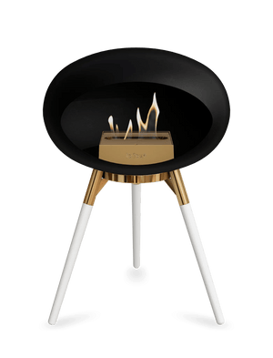 Le Feu - Dome Black Ground Wood Low - Fireplace - Majestic Patio