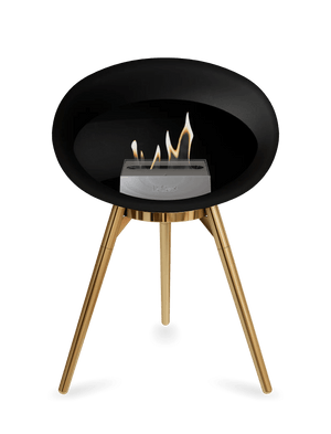 Le Feu - Dome Black Ground Wood Low - Fireplace - Majestic Patio