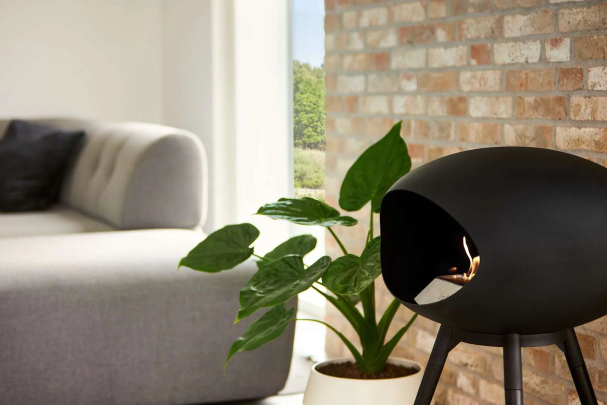 Le Feu - Dome Black Ground Wood Low - Fireplace - Majestic Patio