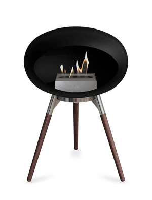 Le Feu - Dome Black Ground Wood Low - Fireplace - Majestic Patio