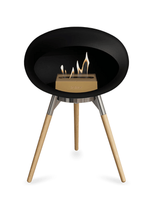 Le Feu - Dome Black Ground Wood Low - Fireplace - Majestic Patio