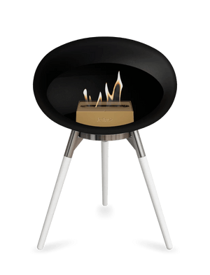 Le Feu - Dome Black Ground Wood Low - Fireplace - Majestic Patio