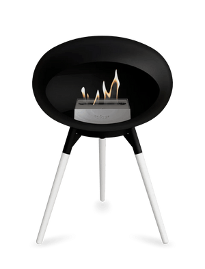 Le Feu - Dome Black Ground Wood Low - Fireplace - Majestic Patio