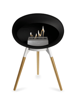 Le Feu - Dome Black Ground Wood Low - Fireplace - Majestic Patio