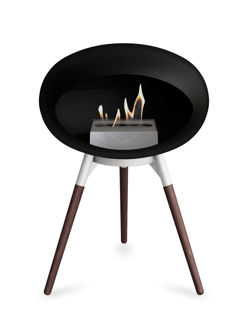 Le Feu - Dome Black Ground Wood Low - Fireplace - Majestic Patio