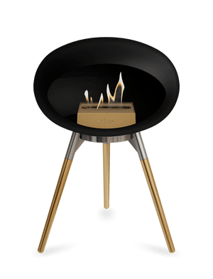 Le Feu - Dome Black Ground Wood Low - Fireplace - Majestic Patio