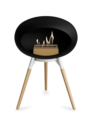 Le Feu - Dome Black Ground Wood Low - Fireplace - Majestic Patio