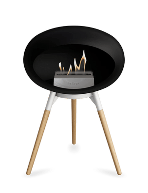 Le Feu - Dome Black Ground Wood Low - Fireplace - Majestic Patio