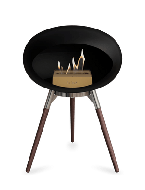 Le Feu - Dome Black Ground Wood Low - Fireplace - Majestic Patio