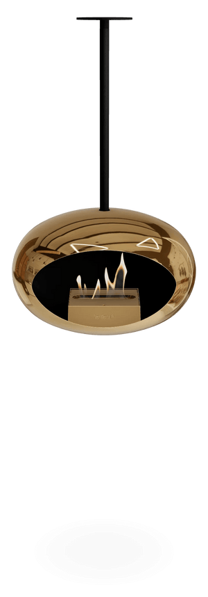 Le Feu - Dome Chromed Rose Gold Sky Indoor/Outdoor - Fireplace - Majestic Patio