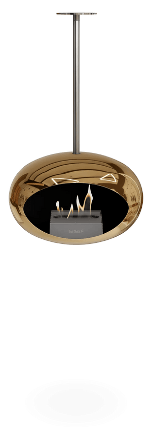 Le Feu - Dome Chromed Rose Gold Sky Indoor/Outdoor - Fireplace - Majestic Patio