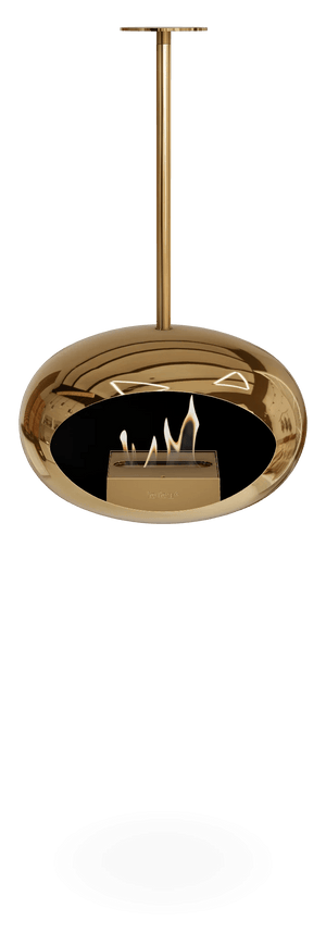 Le Feu - Dome Chromed Rose Gold Sky Indoor/Outdoor - Fireplace - Majestic Patio