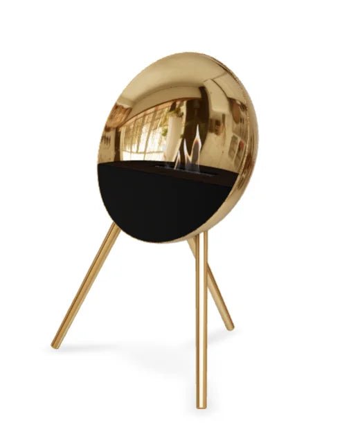 Le Feu - Dome EYE Chromed Rose Gold - Fireplace - Majestic Patio