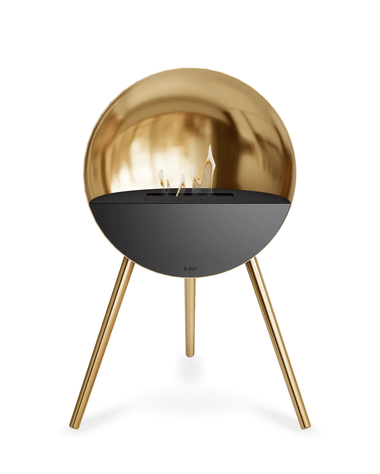 Le Feu - Dome EYE Chromed Rose Gold - Fireplace - Majestic Patio