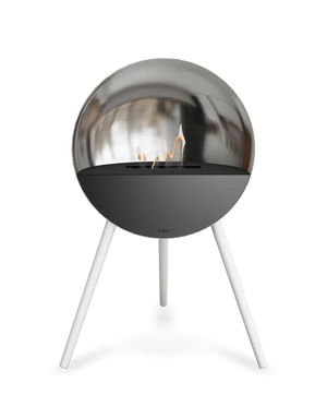 Le Feu - Dome EYE Chromed Silver - Fireplace - Majestic Patio