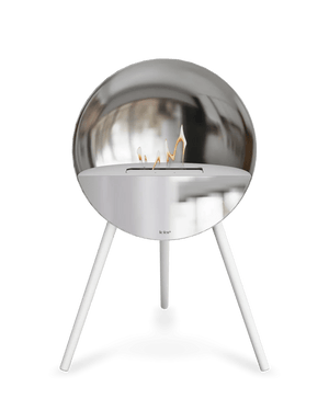 Le Feu - Dome EYE Chromed Silver - Fireplace - Majestic Patio