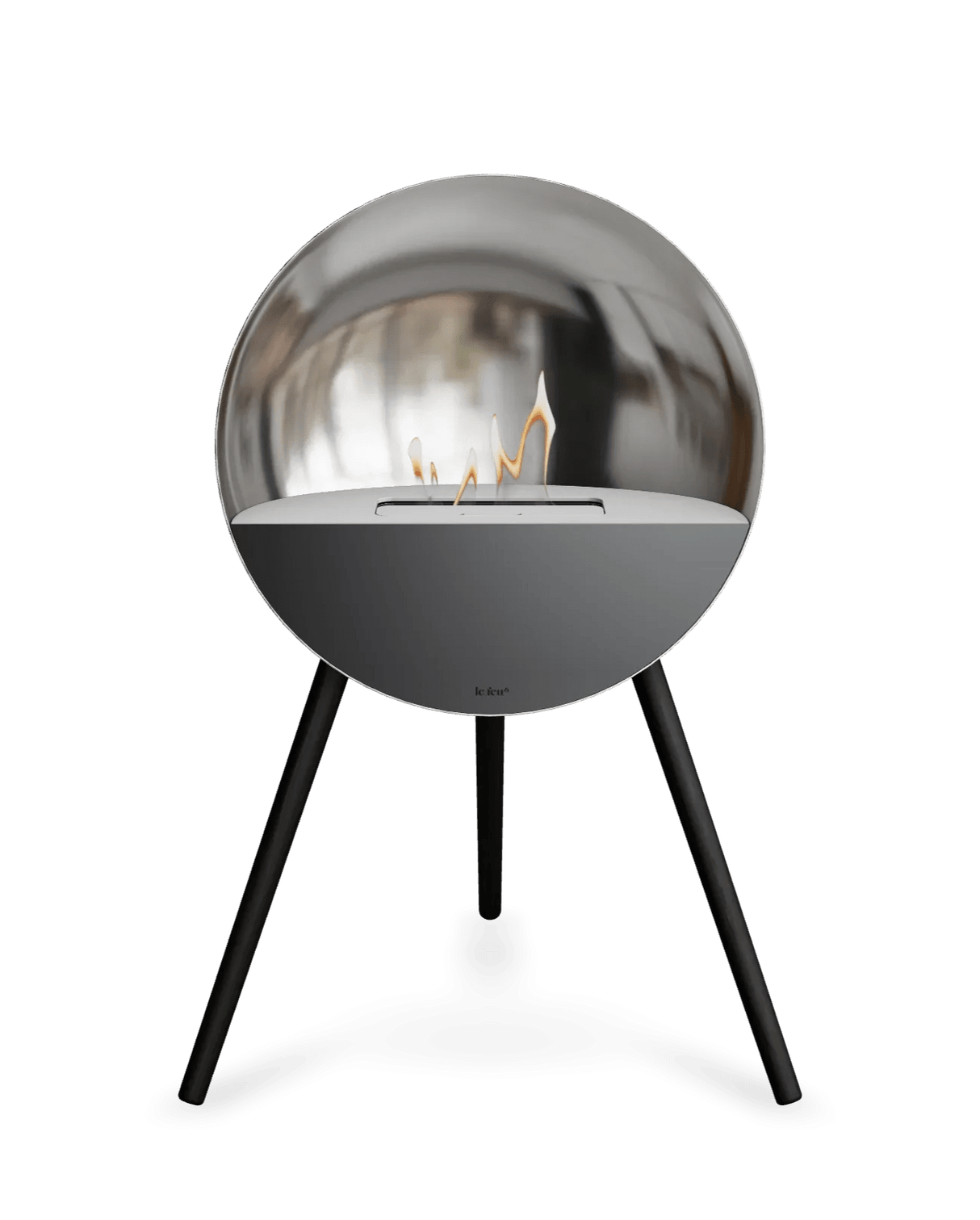 Le Feu - Dome EYE Chromed Silver - Fireplace - Majestic Patio