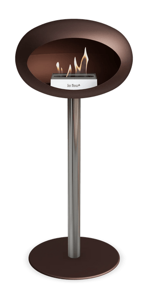 Le Feu - Dome Mocca Ground Steel High Pole - Fireplace - Majestic Patio