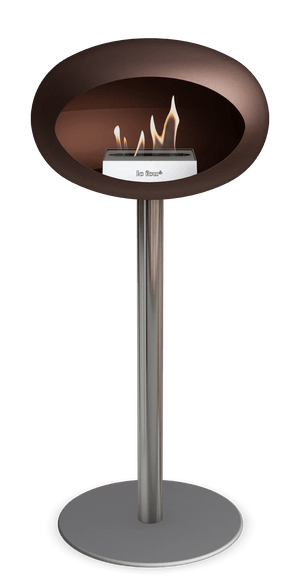 Le Feu - Dome Mocca Ground Steel High Pole - Fireplace - Majestic Patio