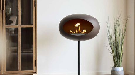 Le Feu - Dome Mocca Ground Steel High Pole - Fireplace - Majestic Patio