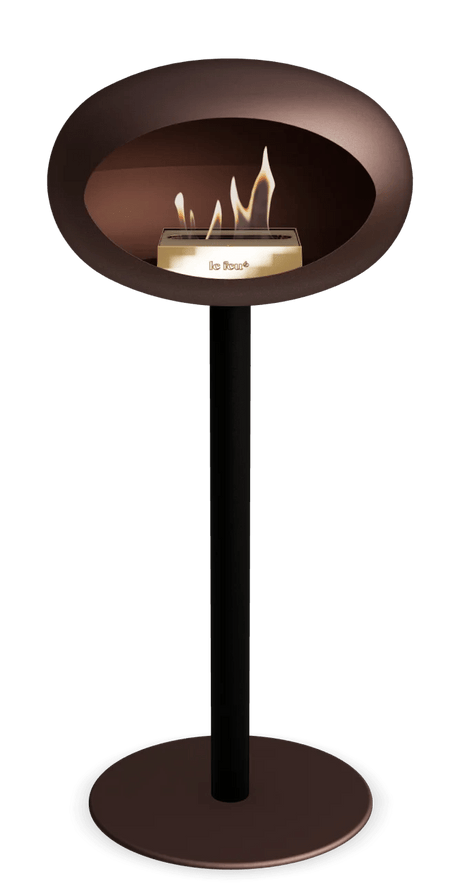 Le Feu - Dome Mocca Ground Steel High Pole - Fireplace - Majestic Patio