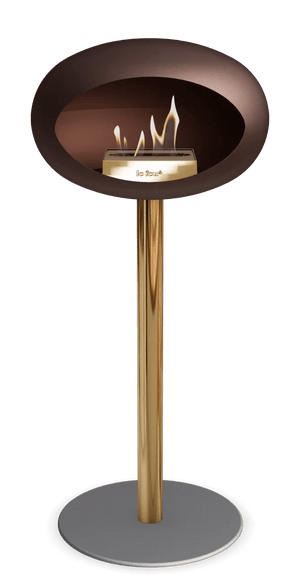 Le Feu - Dome Mocca Ground Steel High Pole - Fireplace - Majestic Patio