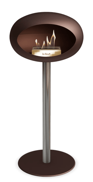 Le Feu - Dome Mocca Ground Steel High Pole - Fireplace - Majestic Patio