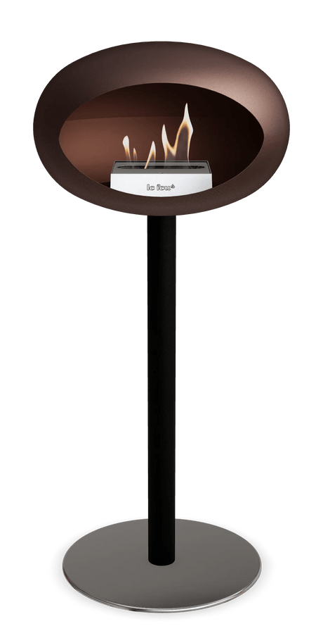 Le Feu - Dome Mocca Ground Steel High Pole - Fireplace - Majestic Patio