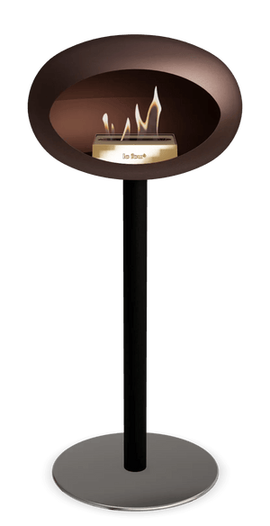 Le Feu - Dome Mocca Ground Steel High Pole - Fireplace - Majestic Patio