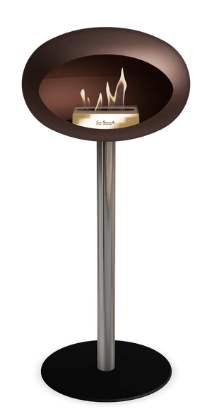 Le Feu - Dome Mocca Ground Steel High Pole - Fireplace - Majestic Patio