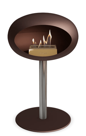 Le Feu - Dome Mocca Ground Steel Low Pole - Fireplace - Majestic Patio