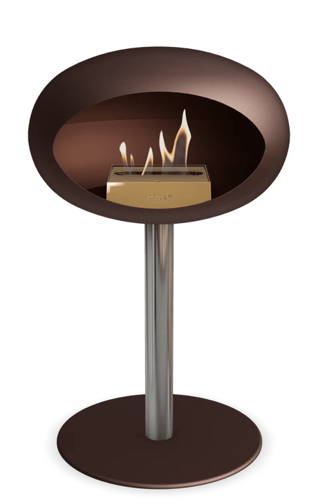 Le Feu - Dome Mocca Ground Steel Low Pole - Fireplace - Majestic Patio