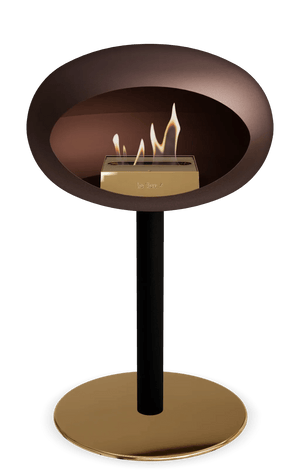 Le Feu - Dome Mocca Ground Steel Low Pole - Fireplace - Majestic Patio