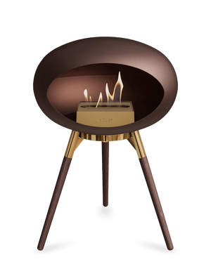 Le Feu - Dome Mocca Ground Wood Low - Fireplace - Majestic Patio