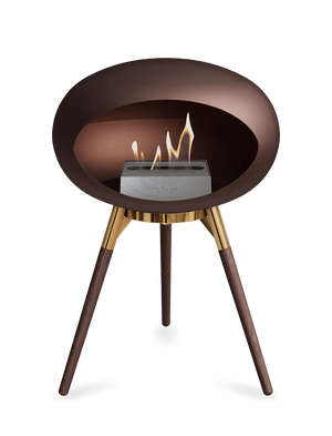 Le Feu - Dome Mocca Ground Wood Low - Fireplace - Majestic Patio